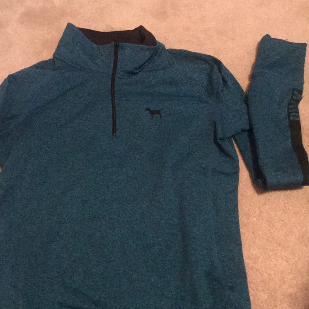 Pink half zip hoodie